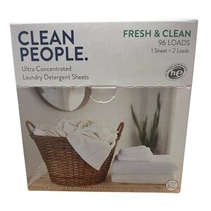Clean People.
96 loads worth of ultra concentrate detergent.